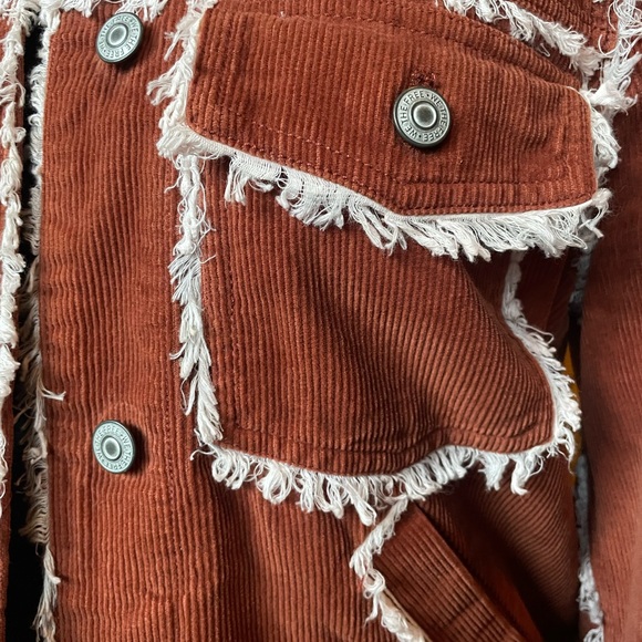 Free People Fringed Corduroy Jacket - Picture 3 of 6